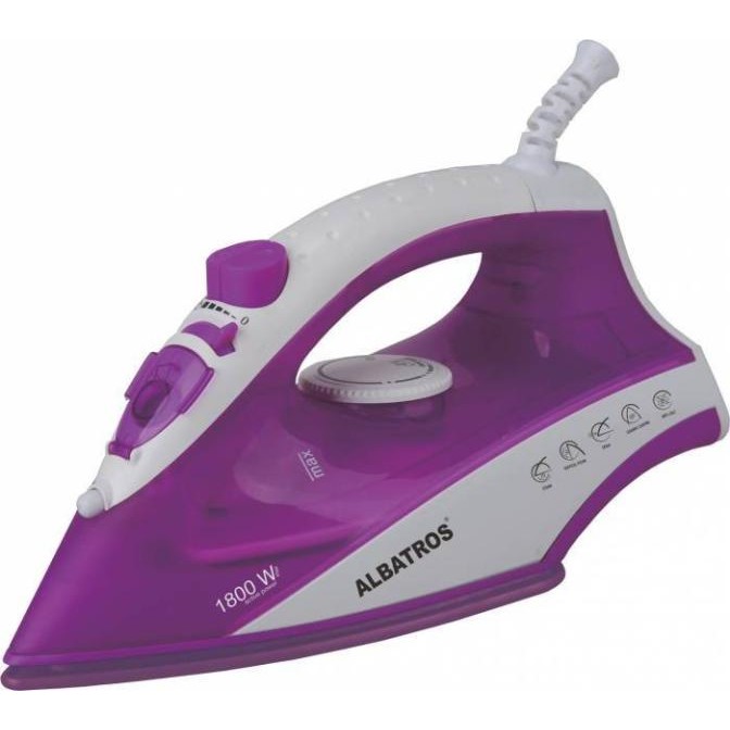 Oferte la Fier de calcat Jasmine, Talpa ceramica, 1800 W, Violet, rez 170 ml