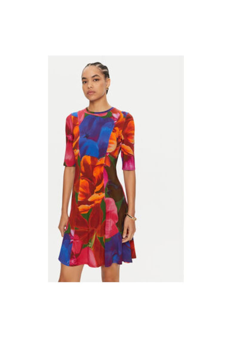 Oferte la Rochie dama -  304733000 - Viscoza - Multicolor - Multicolor