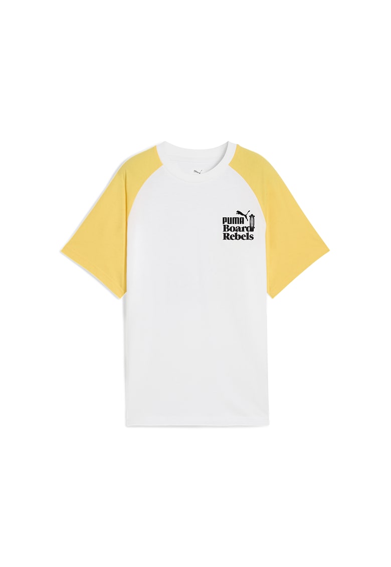 Oferte la Tricou relaxed fit din bumbac Mid 90s - Alb/Galben
