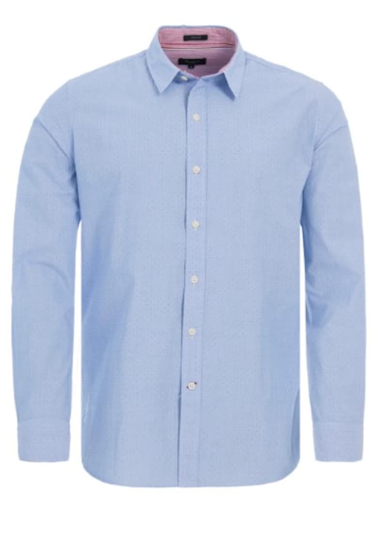 Oferte la Camasa barbati  bumbac - Albastru