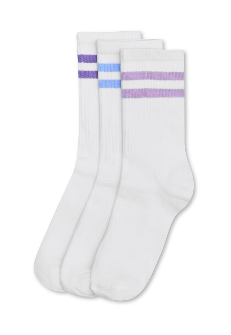 Sosete dama set 3 perechi Nikki - Bloovia - multicolor - bumbac - lungi