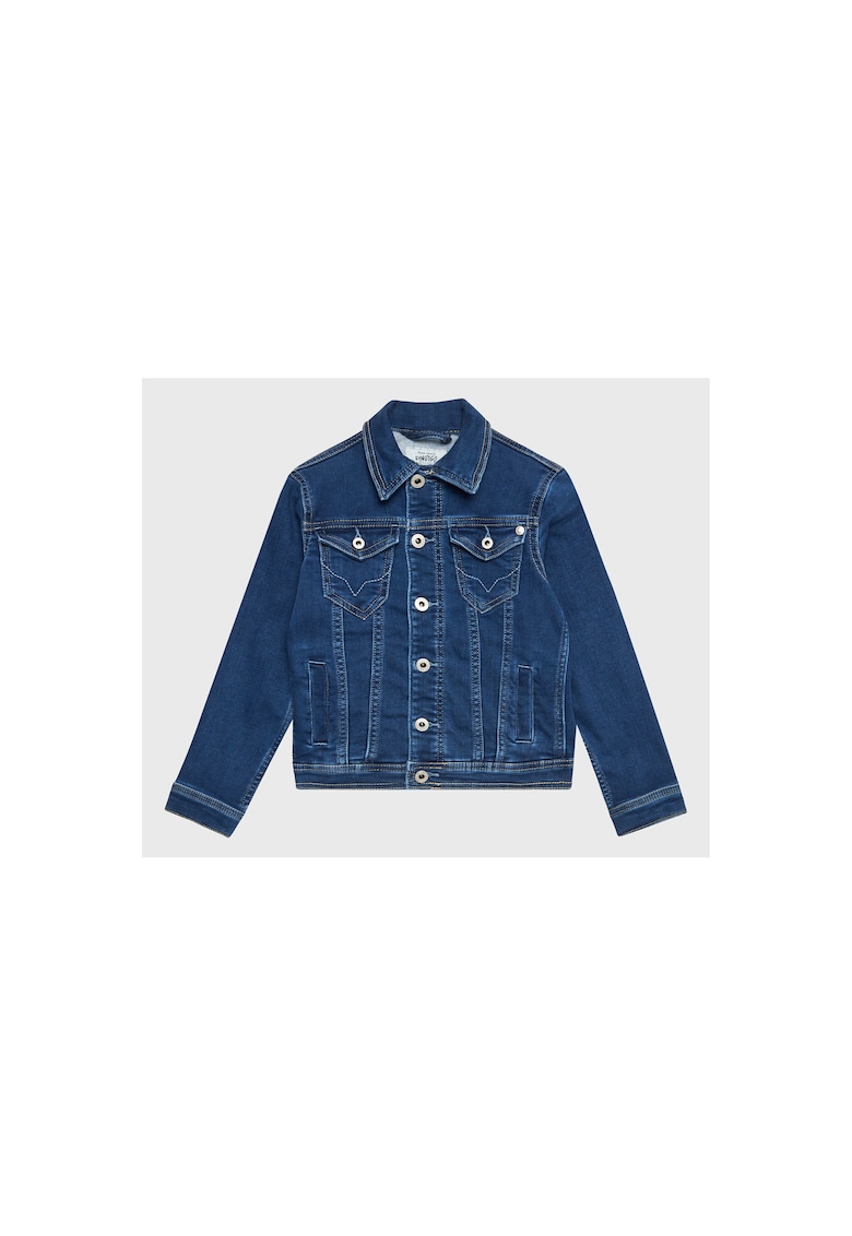 Oferte la Geaca de blugi copii -  Bumbac - Bleumarin