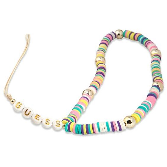 Phone Strap Heishi Beads, Multicolor
