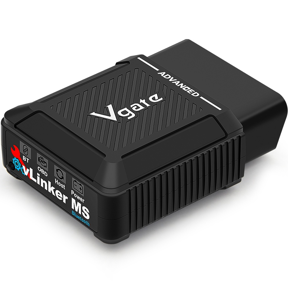 Oferte la Vgate vLinker MS Bluetooth OBD2 – adaptor diagnoza auto profesional, compatibil iOS Android Windows, suport FORScan, BimmerCode, programare ECU