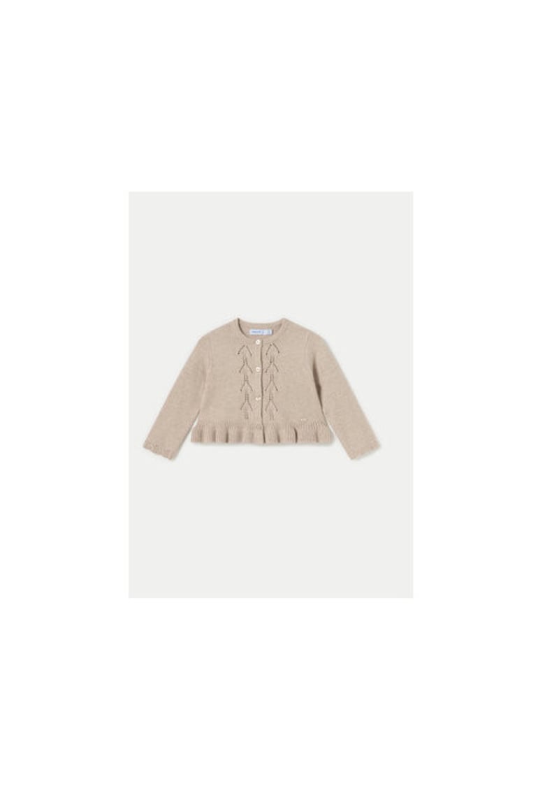 Oferte la Cardigan fete -  304295386 - Viscoza/Poliester/Poliamida - Bej - Bej