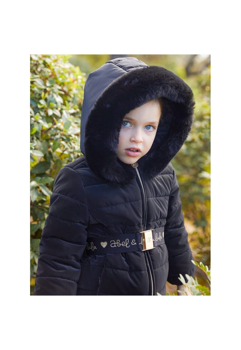 Geaca din puf 5839 Negru Regular Fit - Poliester