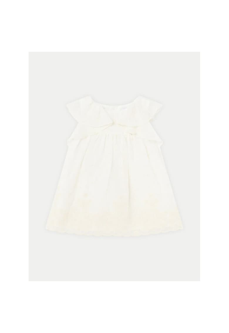 Rochie fete - 12808 - Ecru - Poliester