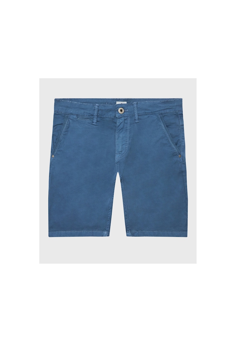 Oferte la Pantaloni scurti copii -  Bumbac - Albastru - Albastru