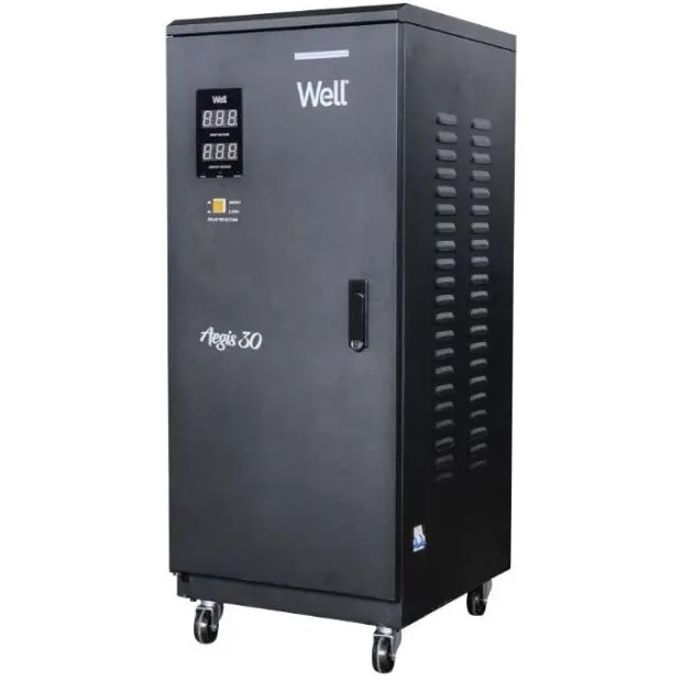 Stabilizator automat de tensiune monofazic servomotor Aegis 30KVA/24KW Well AVR-SRV-AEGIS30KVA-WL