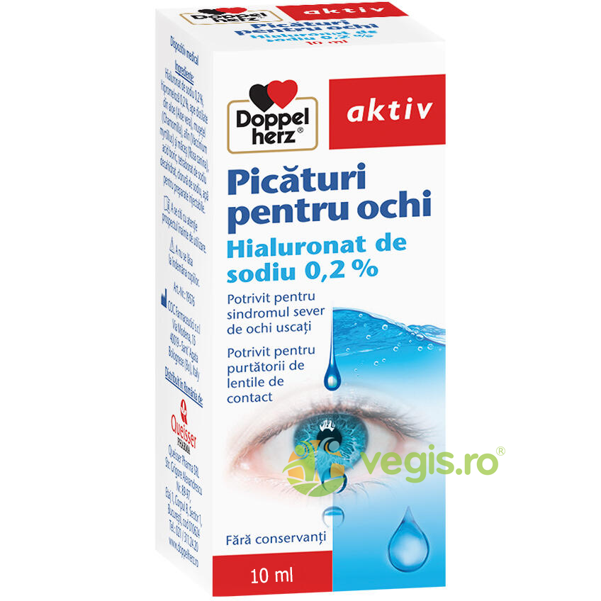 Oferte la Picaturi pentru Ochi cu 0.2% Hialuronat de Sodiu Aktiv 10ml