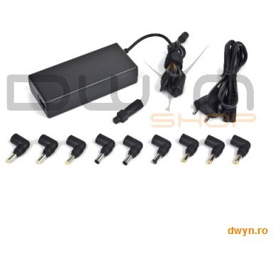 Oferte la Alimentator Notebook Universal, 90W - tensiuni 15V/16V/18V/19V/19.5V/20V DC la 4.5 A max, protectie