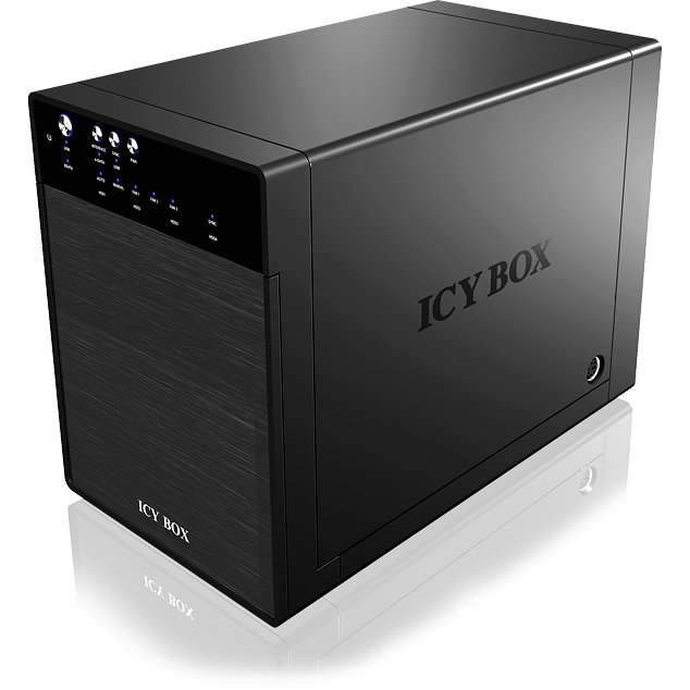 Oferte la Carcasa externa HDD IcyBox 4x3,5'' SATA pentru USB 3.0, eSATA, JBOD, negru