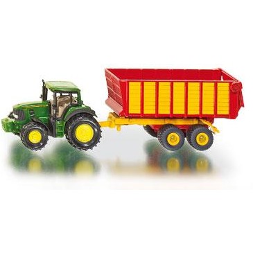 Oferte la Siku series 16 tractor John Deere with silage trailer