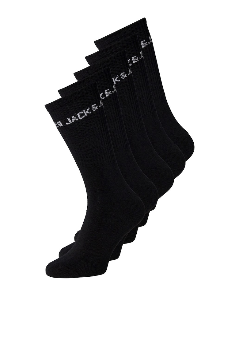 Oferte la Set de sosete din amestec de bumbac - pentru tenis - 5 perechi