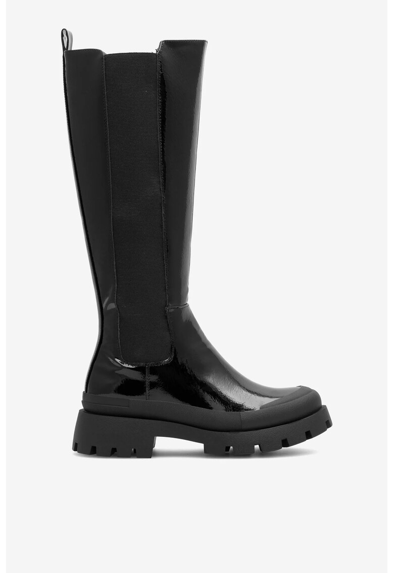 Cizme dama  5905588042099 - Sintetic - Negru - Negru