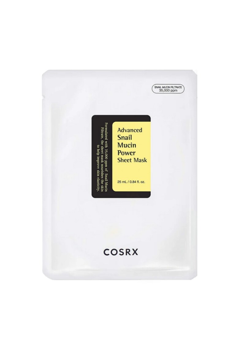 Oferte la Masca de fata cu mucina de melc -  Advanced Snail Mucin Power Sheet Mask - 25g