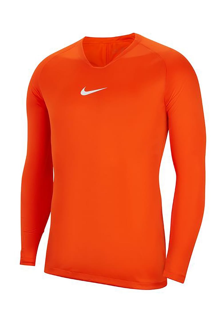 Bluza slim fit cu tehnologie Dri Fit si logo - Portocaliu