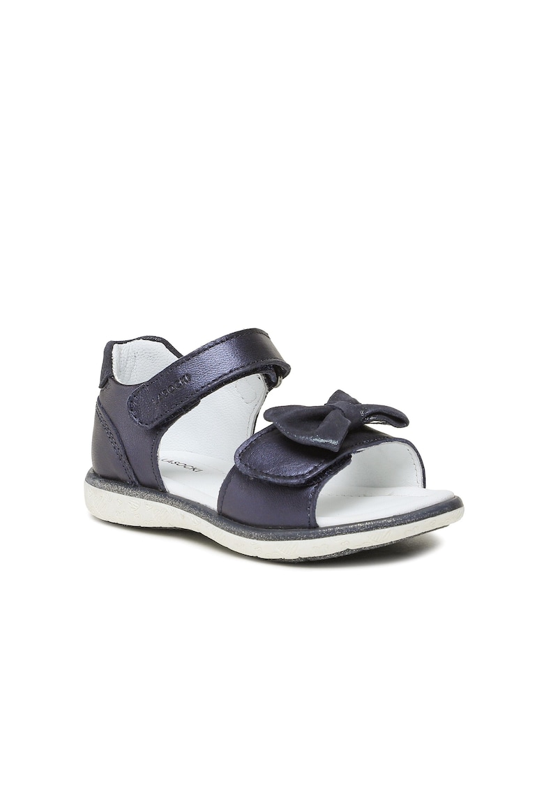 Sandale fata - Piele naturala - Albastru marin