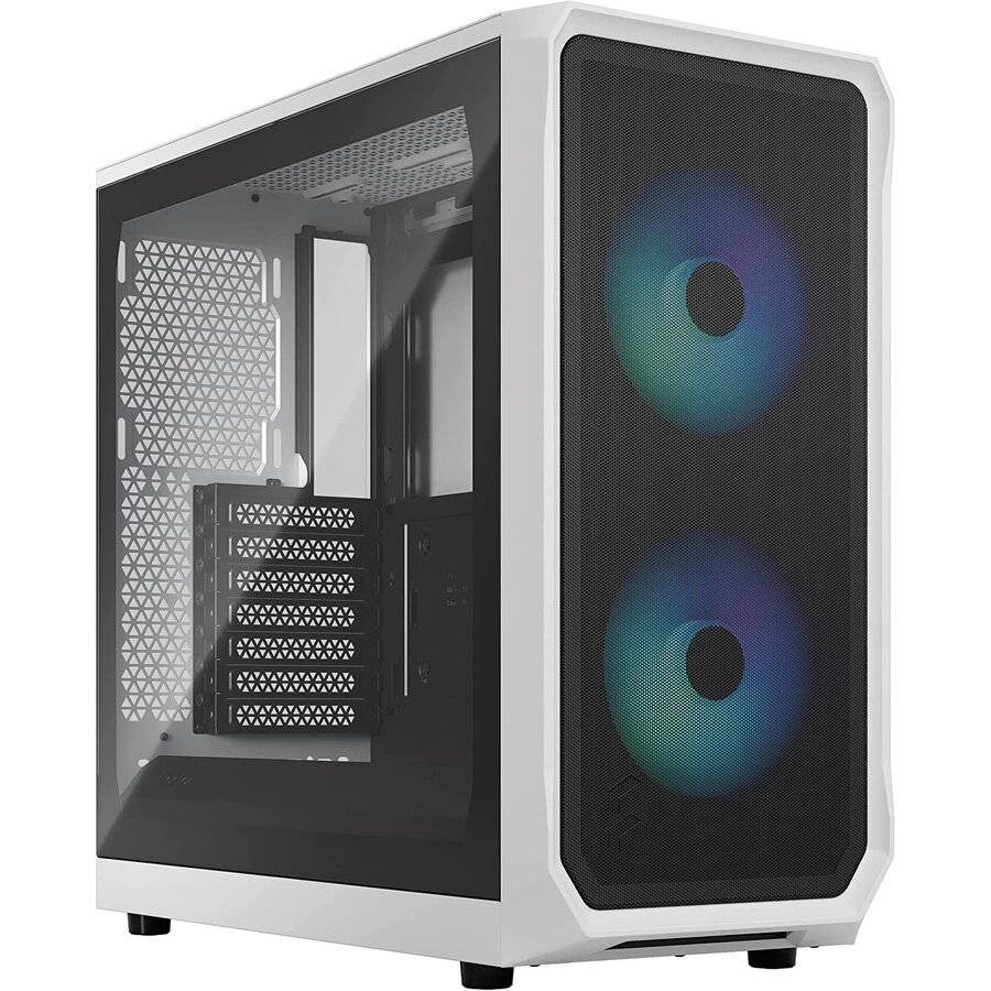 Oferte la Fractal Focus 2 RGB White TG Clear Tint, tower case (white, tempered glass)