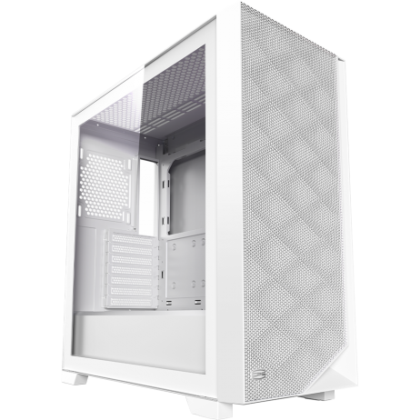 Oferte la Carcasa C3 D510 White Middle Tower Tempered Glass Alb
