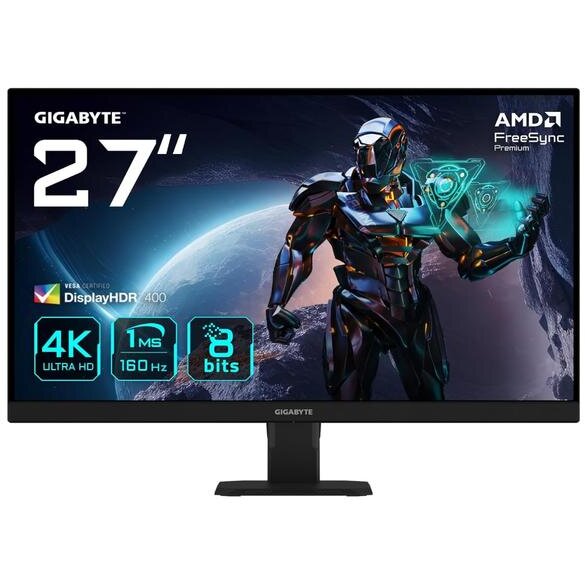 Monitor Gaming IPS LED 27inch GS27U UHD 3840 x 2160 HDMI DisplayPort 160Hz 1ms Negru