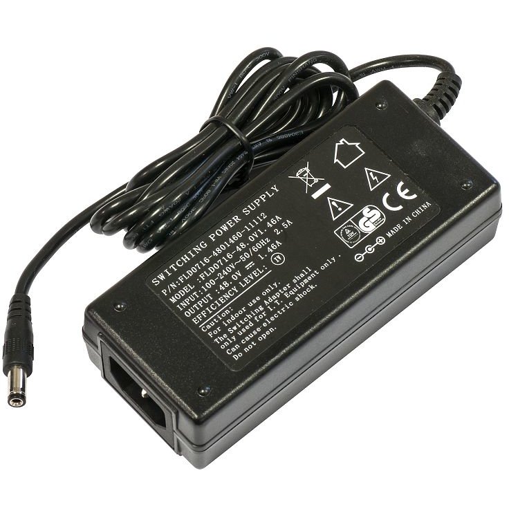 Oferte la 48POW 48V 1.46A power adapter + power plug