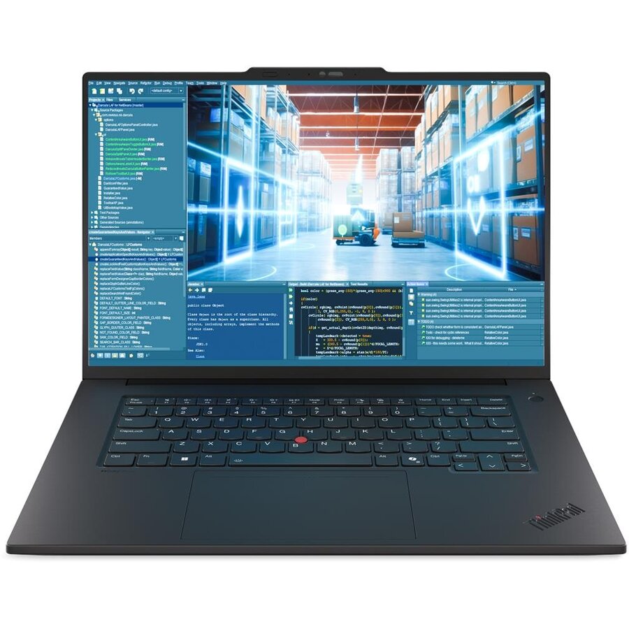 Laptop ThinkPad P1 G8 WUXGA 16 inch Intel Core Ultra 7 255H 32GB 1TB SSD RTX Pro 1000 Windows 11 Pro Black