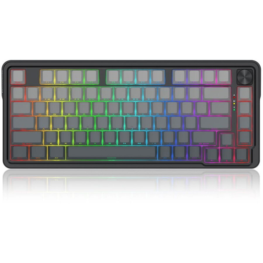 Oferte la Tastatura Gaming Mecanica Bluetooth Cu Si Fara Fir Redragon Ucal Pro Iluminare RGB Negru cu Gri