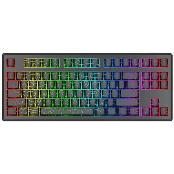 Tastatura Gaming Mecanica Bluetooth Cu Si Fara Fir Penumbra Pro Iluminare RGB Negru
