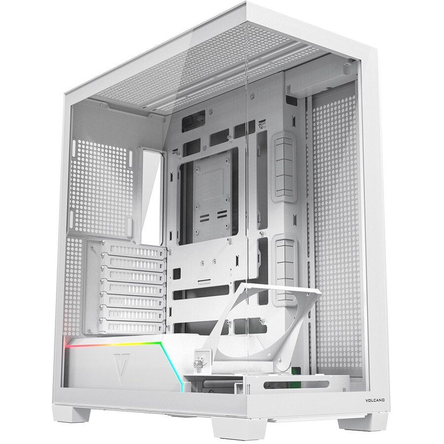 Carcasa Volcano Stellar Plus ARGB Midi 5F Alb