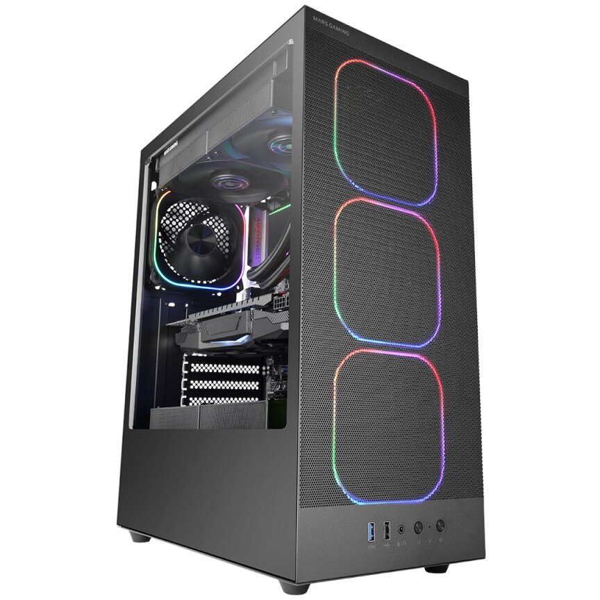 Oferte la Carcasa MARS MC-NEBULA ARGB ATX Negru