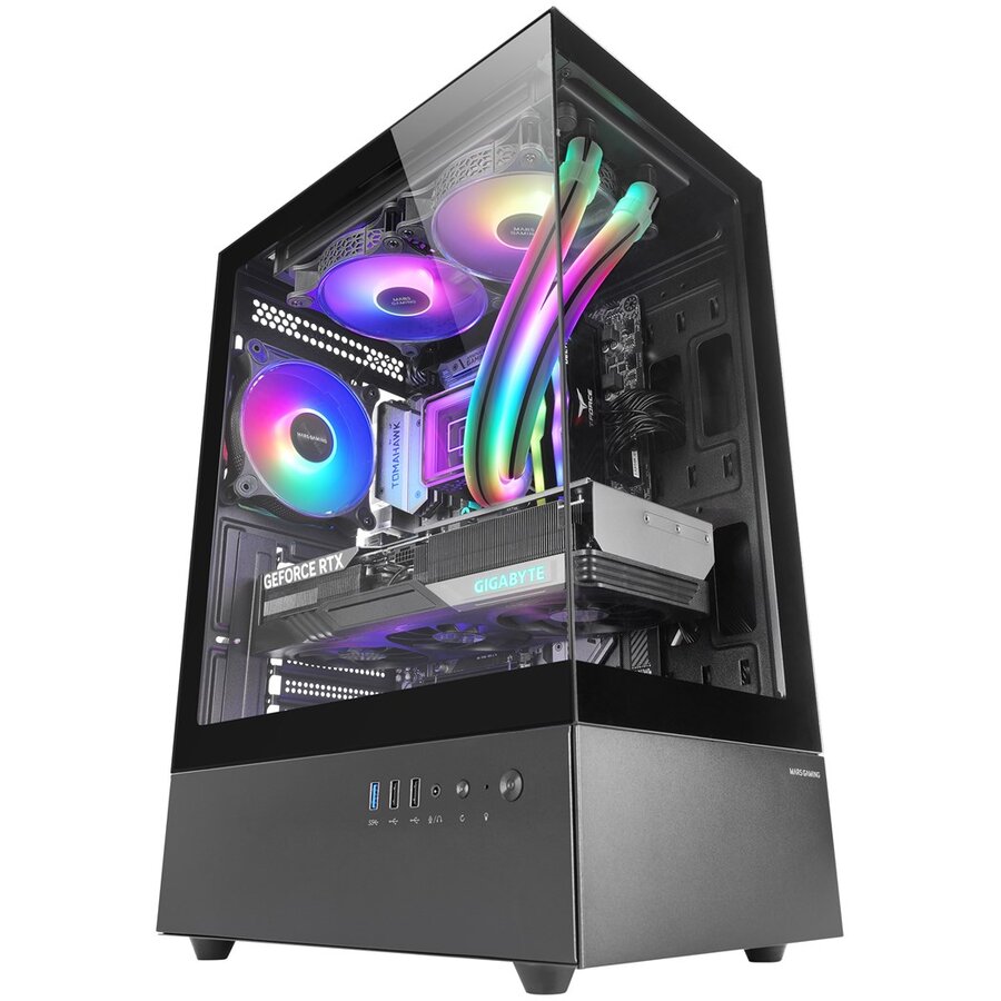 Oferte la Carcasa Mars MC-XO FRGB ATX Negru