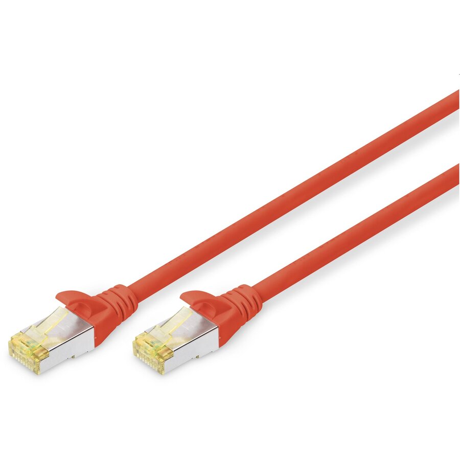 Cablu Retea S/FTP Cat 6A 3m Red