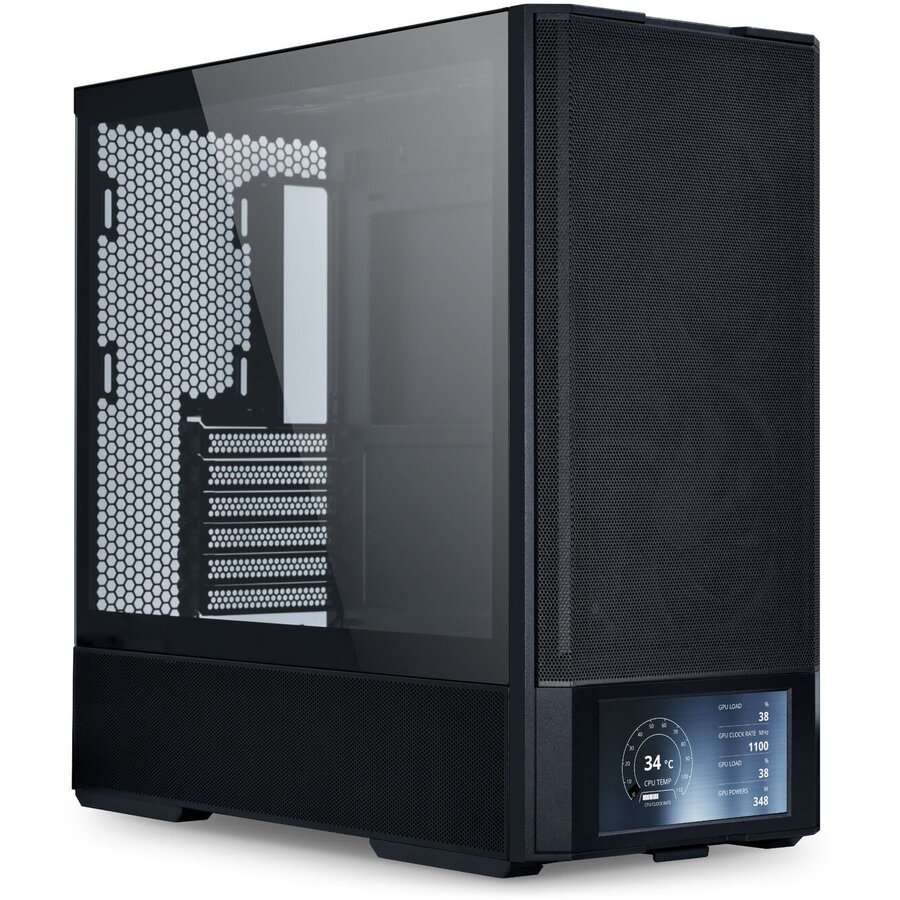 Carcasa LANCOOL 207 Digital Midi-Tower ATX Tempered Glass Negru