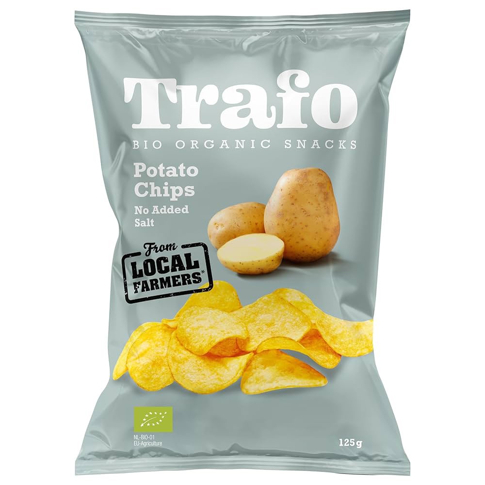 Oferte la Chipsuri bio fara sare, 125g Trafo