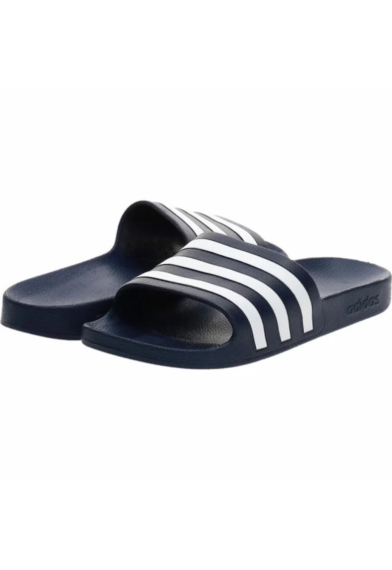 Papuci Adilette Aqua barbati - Alb/Bleumarin