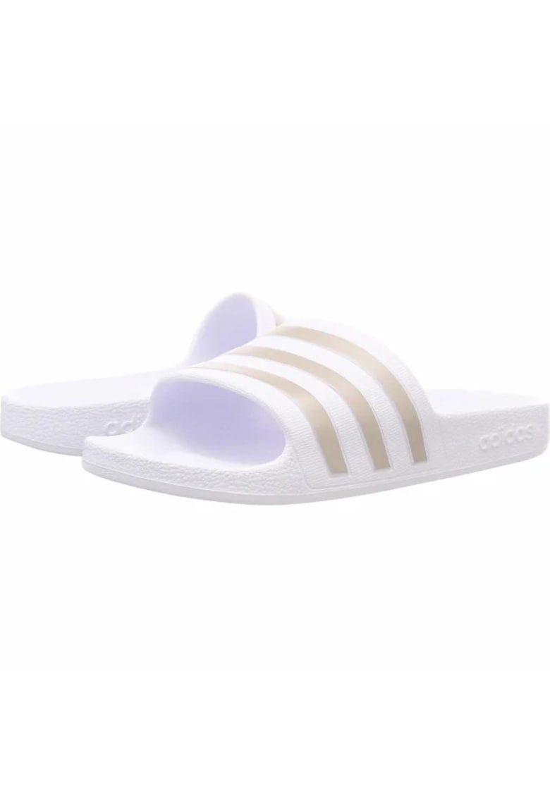 Papuci Adilette Aqua barbati - Alb/Auriu