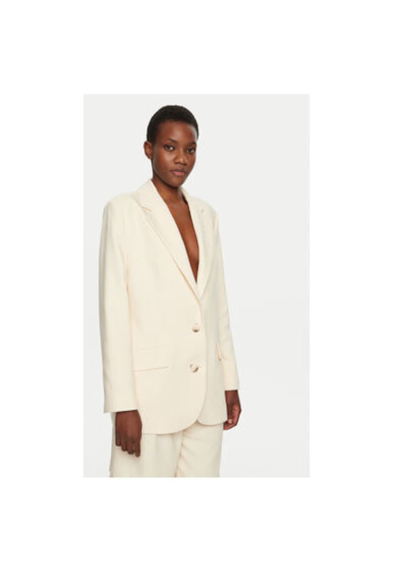 Sacou dama - 303891190 - Viscoza - Bej - Bej