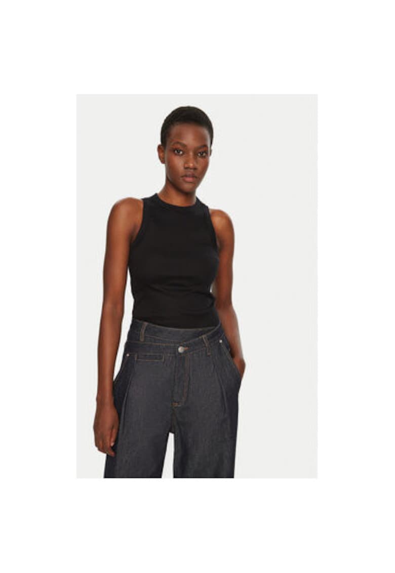Oferte la Tricou dama -  305031693 - Bumbac organic - Negru - Negru