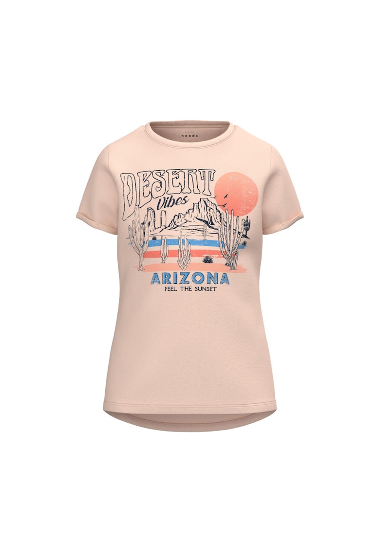 Oferte la Tricou copii -  302000098 - Bumbac - Roz - Roz