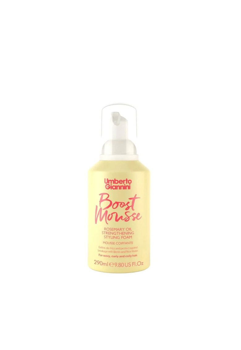 Spuma fortifianta pentru styling cu ulei de rozmarin pentru parul cret - Strong Curls -  290 ml