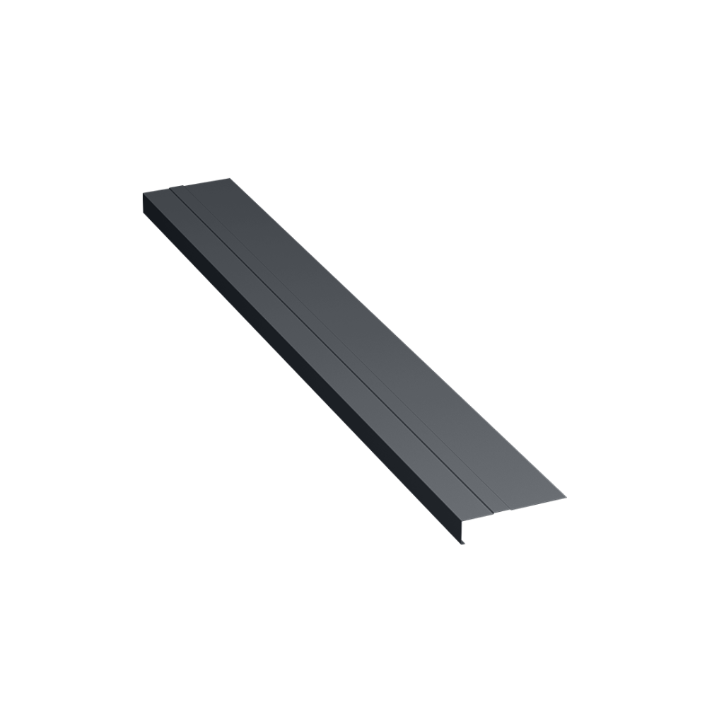 Oferte la Pazie sub fronton Caretta, tabla zincata, gri, RAL 7024, mat structurat, 2 m