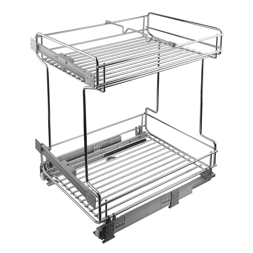 Cos Jolly Siderplast, glisiere Hettich, glisare jos, crom, 400 mm