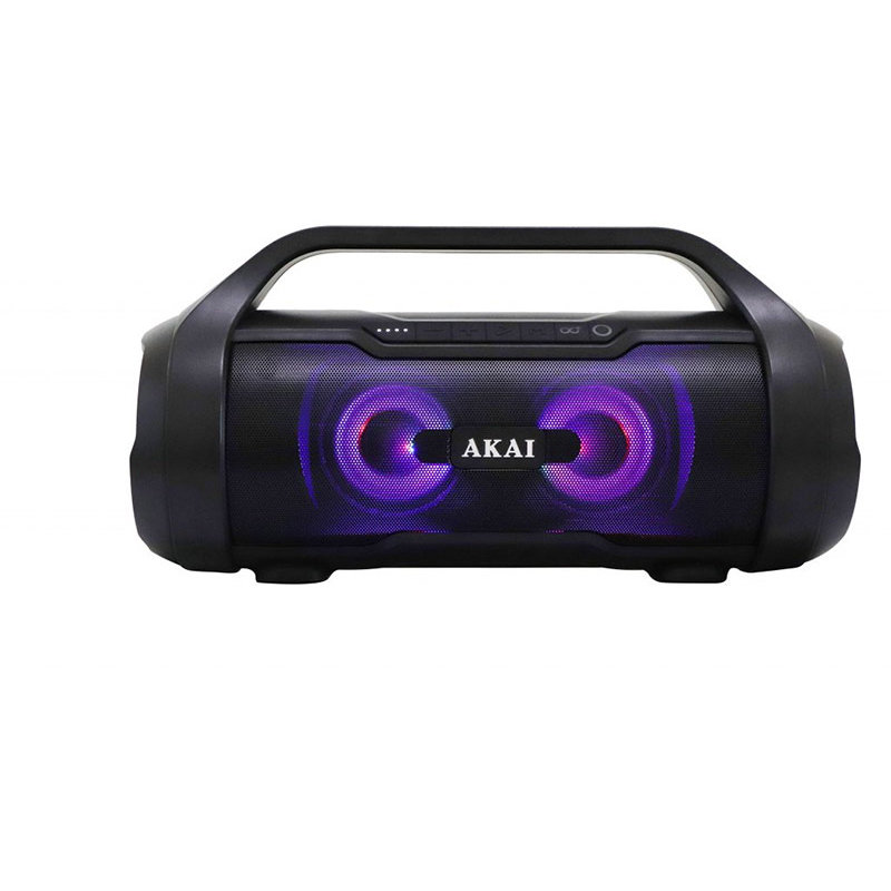 Oferte la Boxa Portabila Activa ABTS-50 30 W RMS Bluetooth USB Micro SD Card Reader Aux in Radio FM Rezistenta la apa IPX5 Neagra