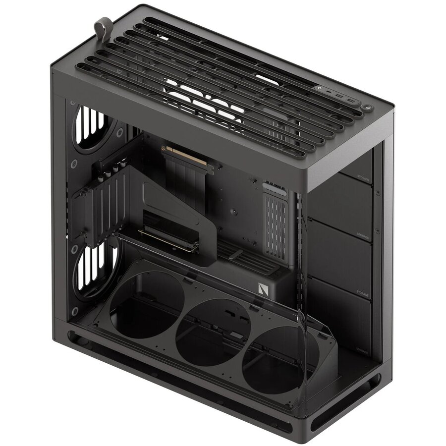 Oferte la Carcasa HS 420 VGPU Midi-Tower E-ATX Tempered Glass Negru