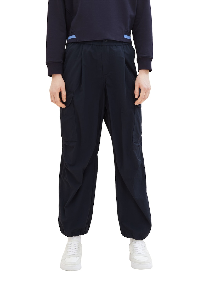 Oferte la Pantaloni cargo cu model uni - Albastru ultramarin