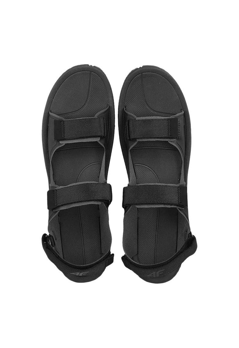 Sandale barbati -  Spuma EVA/Textil - Negru - Negru