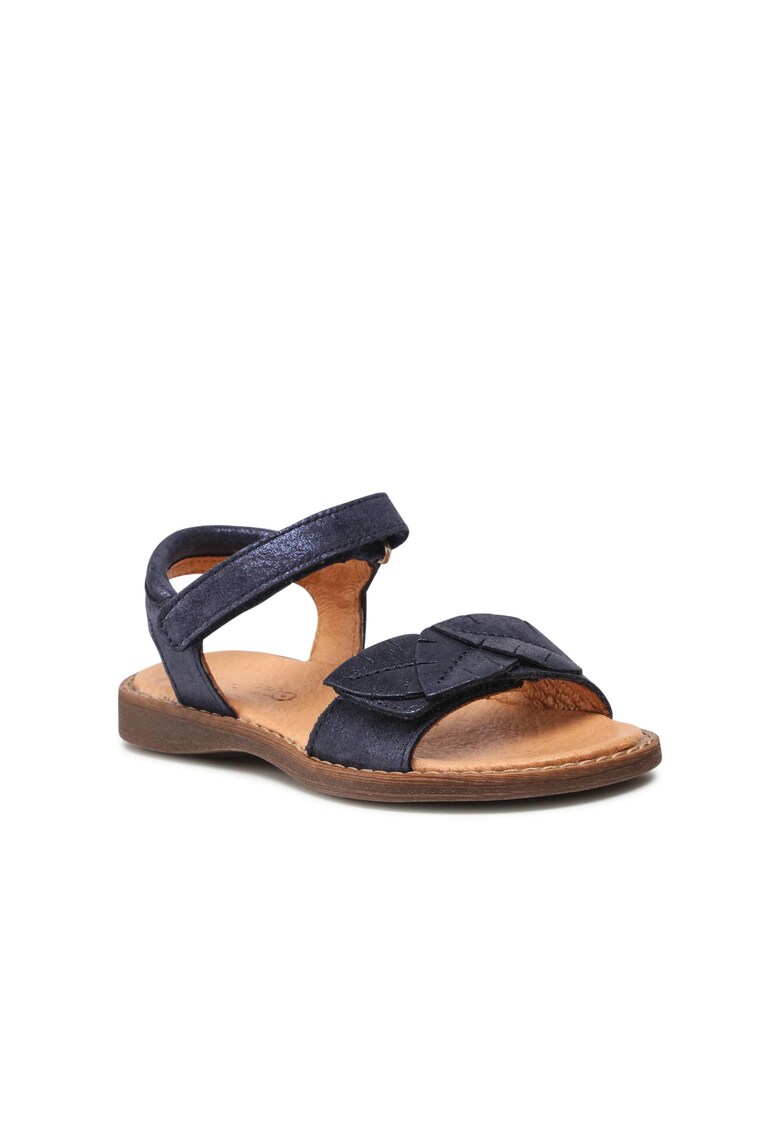 Sandale fete Piele naturala/Piele intoarsa - Albastru