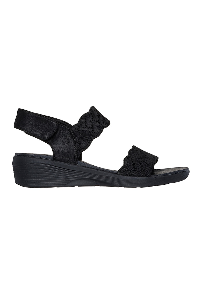 Sandale cu inchidere velcro Arya - On The Rise - Negru