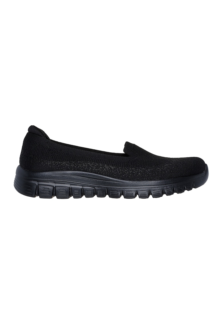Pantofi slip-on Graceful - Negru
